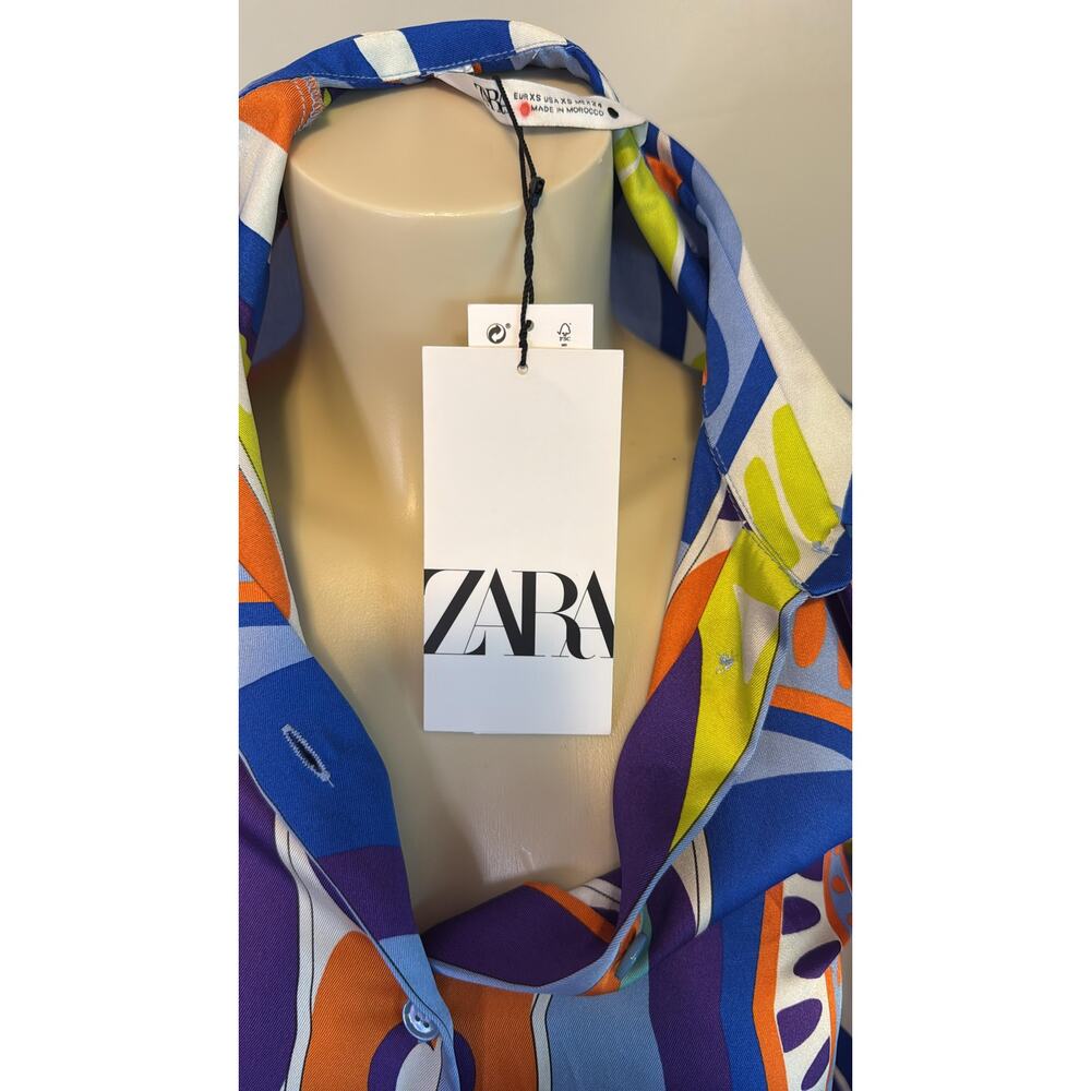 Geometric Bluse - Zara - Picture 5 of 8